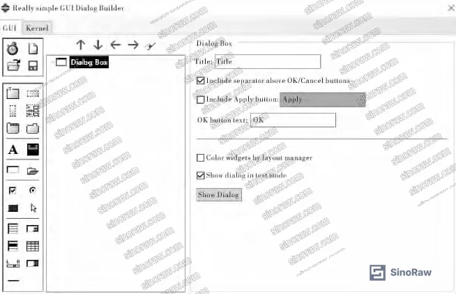 Figure 2: RSG plug-in generator interface showing automated O-ring simulation workflow with geometry, material, and boundary condition inputs