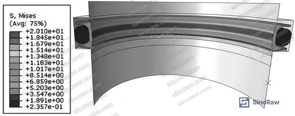 Figure 2: Comparison of new (left) and original (right) O-ring seal positions during valve opening, showing improved positional stability of optimized geometry