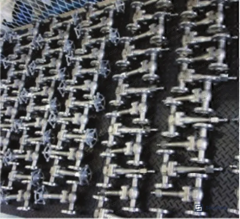 Figure 1a: DN15 cryogenic shut-off valve — physical sample used in ultra-low temperature testing