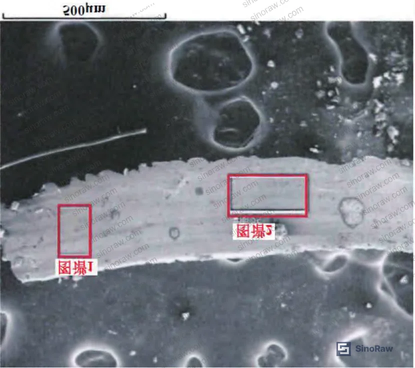Figure 5: Wear condition at U-groove before cleaning showing debris accumulation mixed with lubricating grease