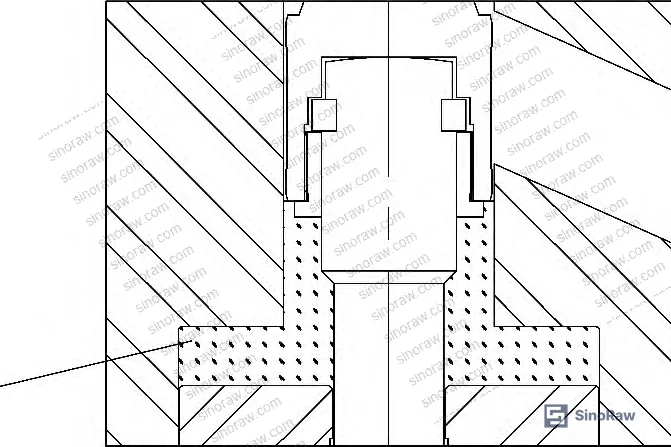 Figure 6: Bonnet bending moment and section stress calculation diagram showing Dc (seal diameter), Db (bolt pitch), and a-a cross-section locations used in GB/T 150 verification