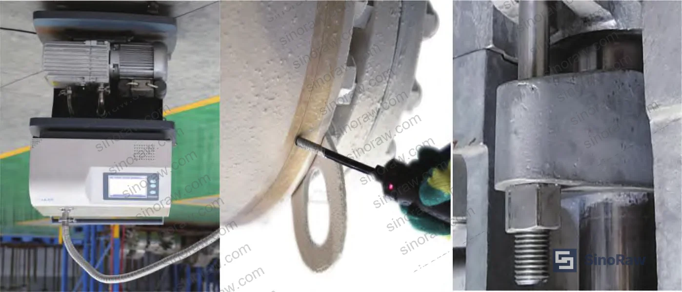 Figure 10: Low-leakage detection apparatus for 4500 LB Y-type self-sealing globe valve, configured for ISO 15848 and API 624 stem seal leakage testing beyond standard API 598 requirements