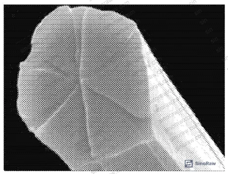 Figure 3: Microscope image of sealed edge construction on cleanroom wipe fabric