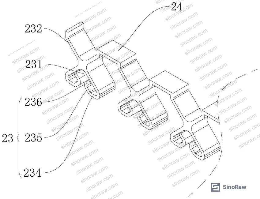 Figure 4: Assembly perspective view showing connection block array at tile perimeter and transfer plate interface geometry