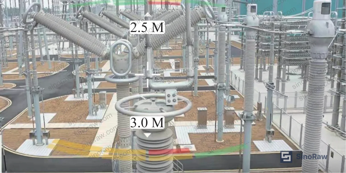 Figure 2: On-site photograph of the fractured Phase C terminal showing the failure location at the stud root