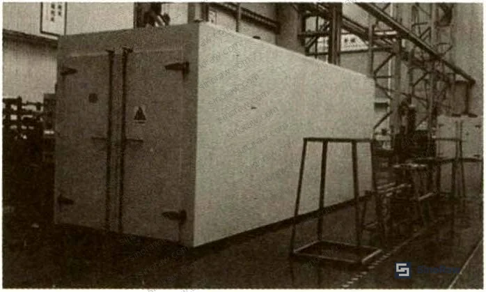 Figure 2: Test oven setup used to condition OIP bushing samples at target temperatures for 12-hour soak periods