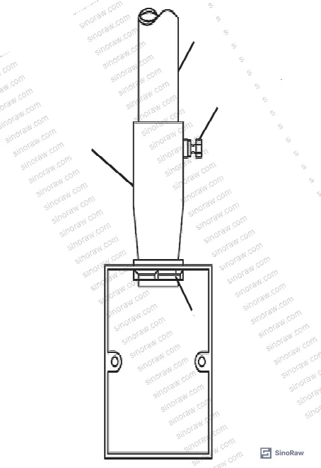 Figure 4: Conduit-to-distribution-board connection showing bonding jumper, protective bushing, and locknut arrangement for SC pipe