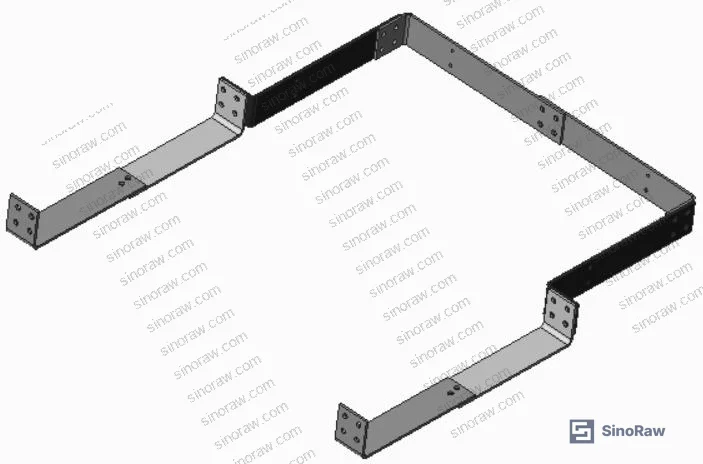 Figure 2: Comparative test layout showing copper and copper-clad aluminum busbar arrangements with heat-shrink sleeve positions identified