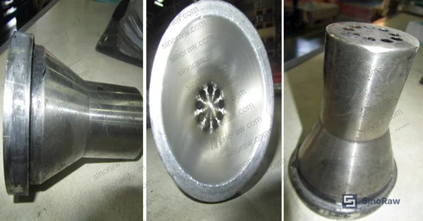 Figure 3: Additional cross-section void examples (instances 1–3) in resin-cured EPDM gasket samples prior to process improvement